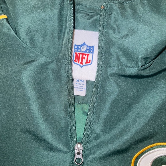 🟢⭐️🏈EUC Windbreaker | Embroidered | Official NFL Green Bay Packers | Men’s XL - Picture 5 of 9